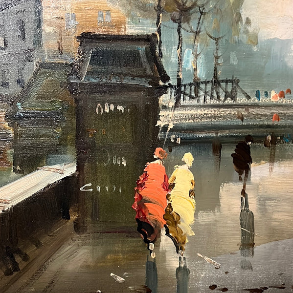 Les amants de Paris 1988 mixte/toile by Laurent Zunino