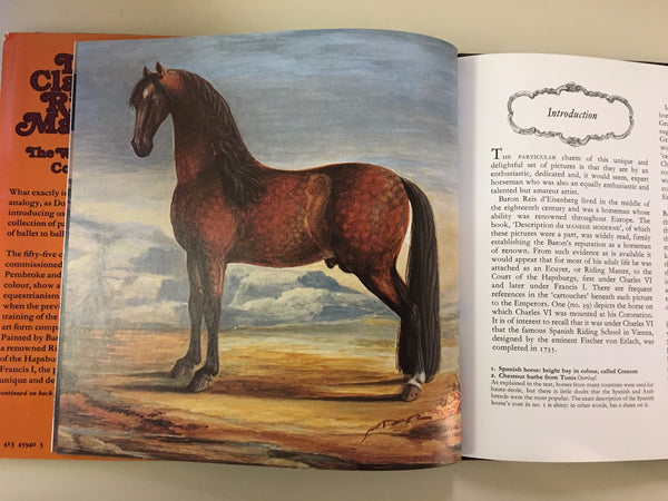 The Classical Riding Master: The Wilton House Collection commentary by Dorian Williams (Gently Used copy)