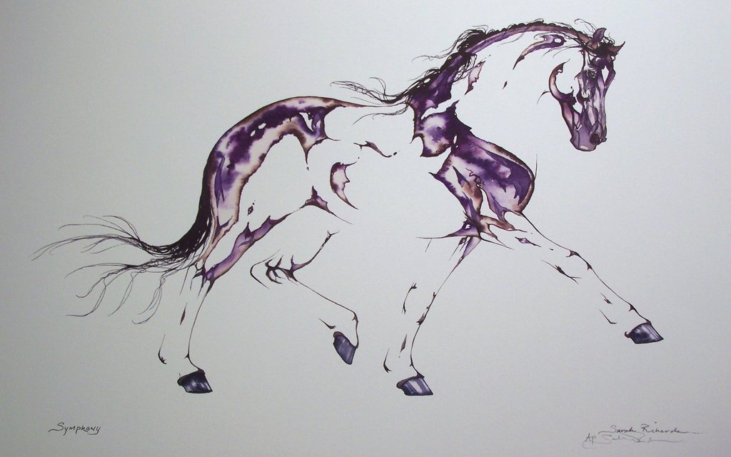 'Symphony' lithograph by Sarah Richards