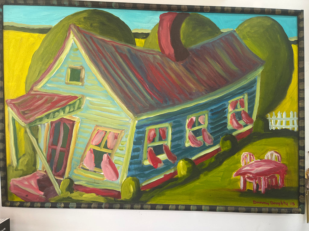 Crooked House — Acrylic on Canvas by Danny Doughty 2013