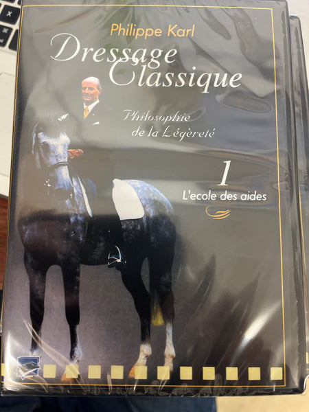 Classical Dressage Parts 1, 2, 3 & 4 Philippe Karl DVDs - RARE- out of productions