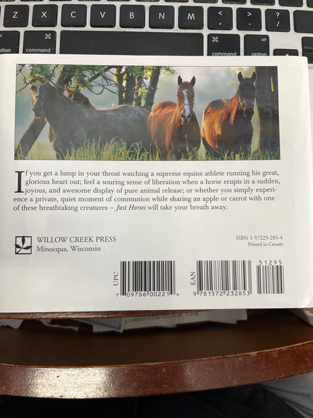 Just Horses: Living With Horses in America Hardcover – by Denver Bryan & Margot Page - gently used