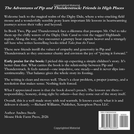 The Adventures of Pip and Thunderstruck: Friends in High Places Paperback – Large Print, May 1, 2026 by Andrea Steele