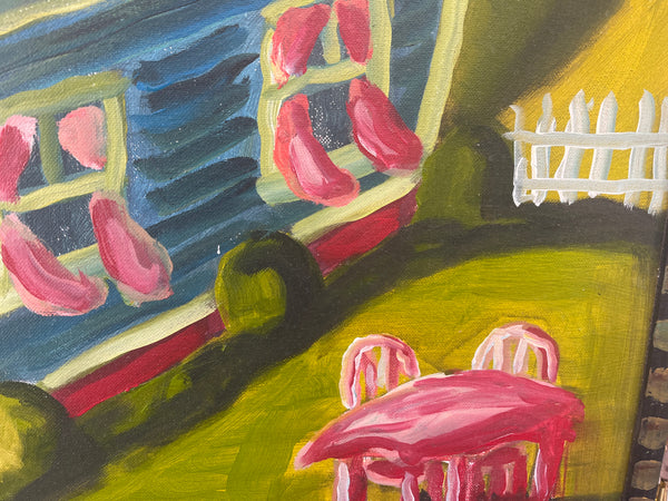 Crooked House — Acrylic on Canvas by Danny Doughty 2013