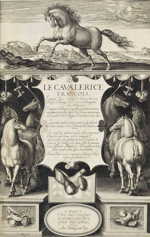 "French Horsemanship"
Salomon de La Broue’s "Le Cavalerice François" Classic 1602 Treatise on Riding and the Training of the Horse. Books 1 & 2