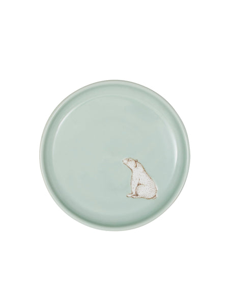 Polar Bear Ceramic Plate