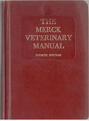Merck Veterinary Manual - Handbook Of Diagnosis And Therapy For The Veterinarian - Fourth Edition - gently used