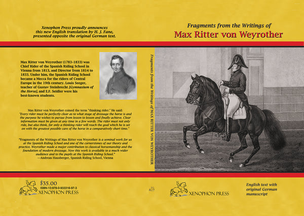 Fragments from the writings of Max Ritter von Weyrother translated by Hilary Fane