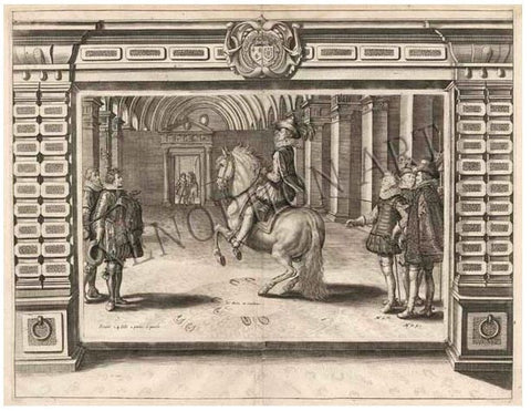 Figure 24 by Crispijn van de Passe II from Maneige Royal - Fine Art Giclée on Paper
