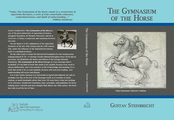 Gymnasium of the Horse by Gustav Steinbrecht HARDCOVER Collector's Edition Fully footnoted