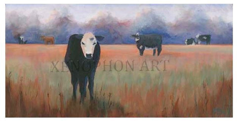 "How Now Brown Cow" by Richard F. Williams Giclée on Canvas