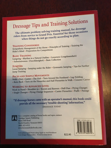 Dressage Tips and Training Solutions by Holzel and Plewa