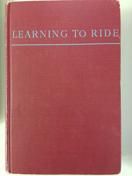Learning to Ride gently used copy 1941 edition by Piero Santini