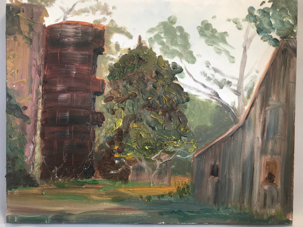 Harborton Farm Study - Original on canvas  by Richard F. Williams-11” x 14”
