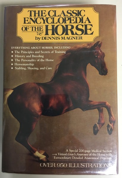 Classic Encyclopedia of the Horse Hardcover –  1988 by Dennis Magner