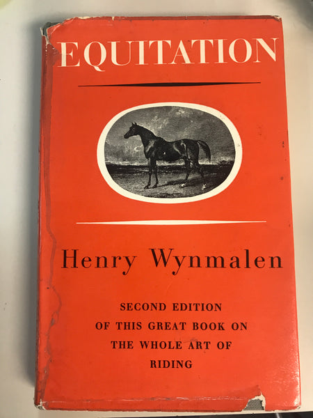 Equitation by Henry Wynmalen - gently used Hardcover