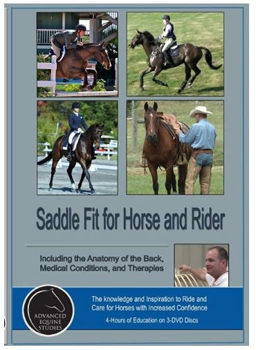 Saddle Fit for Horse and Rider - 4 hour EDUCATIONAL DVD set